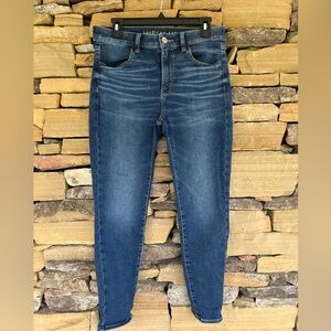 American Eagle hi rise jegging cropped jeans size 10 regular